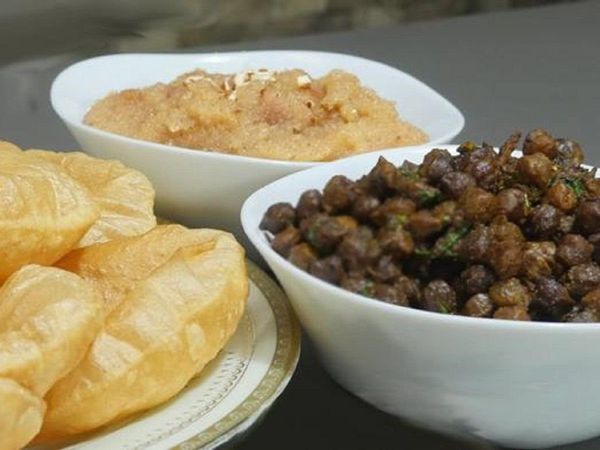  'काली चना' और 'पूरी हलवा' बनाने की रेसिपी